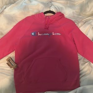 Champion sweater hot pink